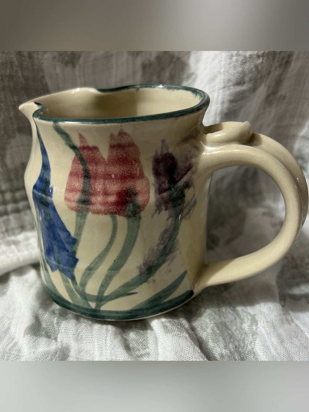 Studio Pottery Pitcher - Picture 3 of 4